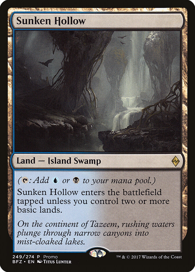 Sunken Hollow card front