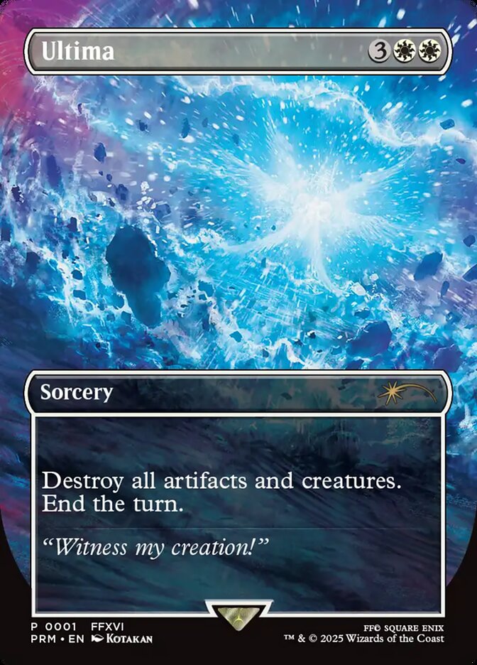 Ultima card front