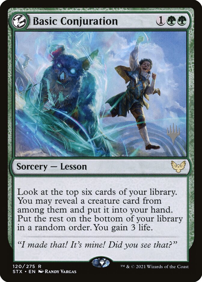 Basic Conjuration card front