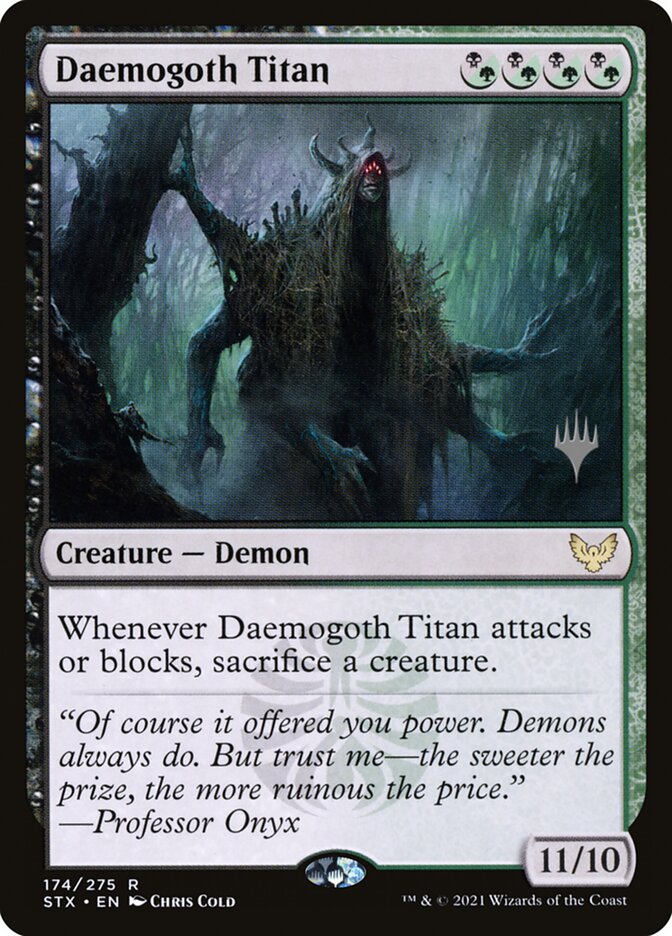 Daemogoth Titan card front