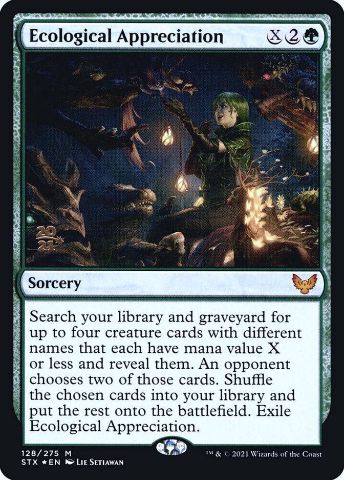 Ecological Appreciation card front
