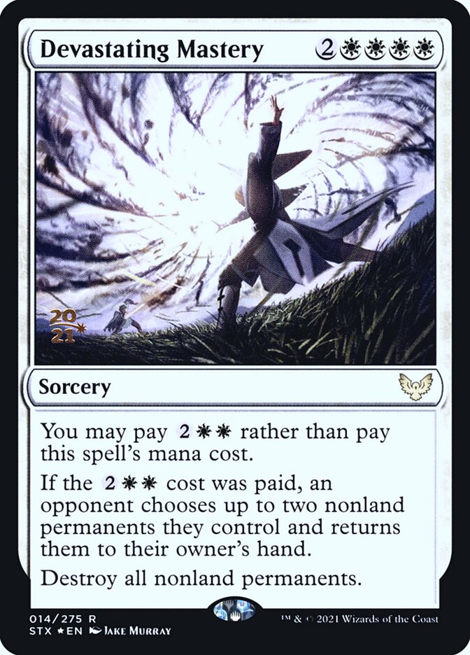 Devastating Mastery card front