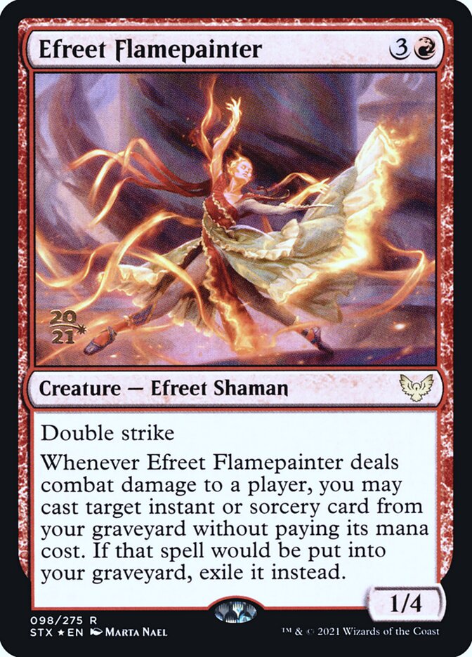 Efreet Flamepainter card front