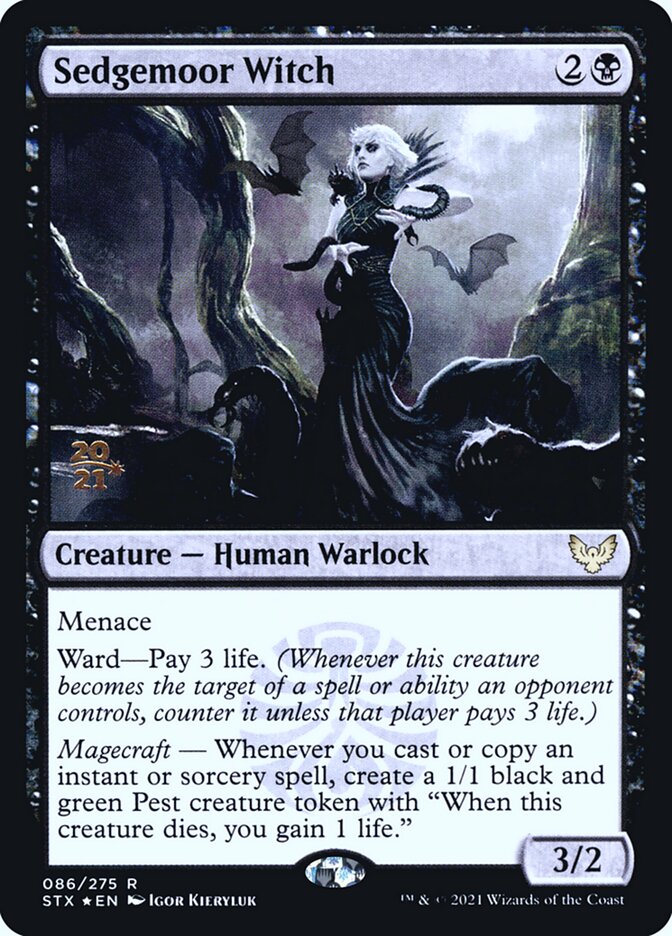 Sedgemoor Witch card front