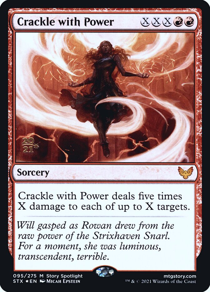 Crackle with Power card front
