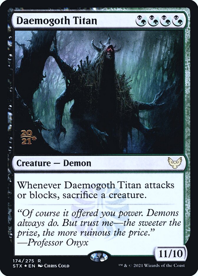 Daemogoth Titan card front