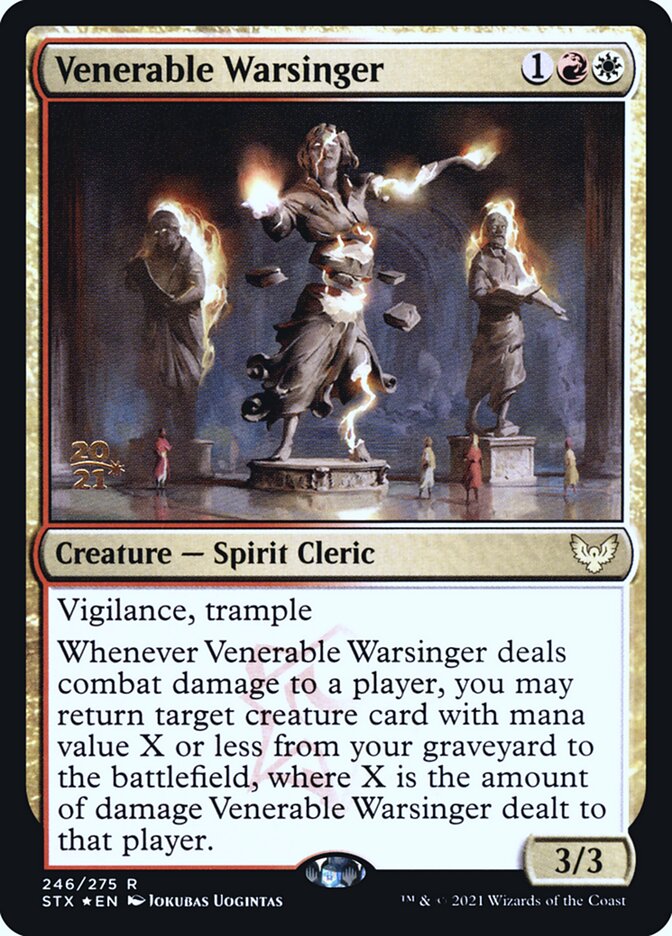 Venerable Warsinger card front