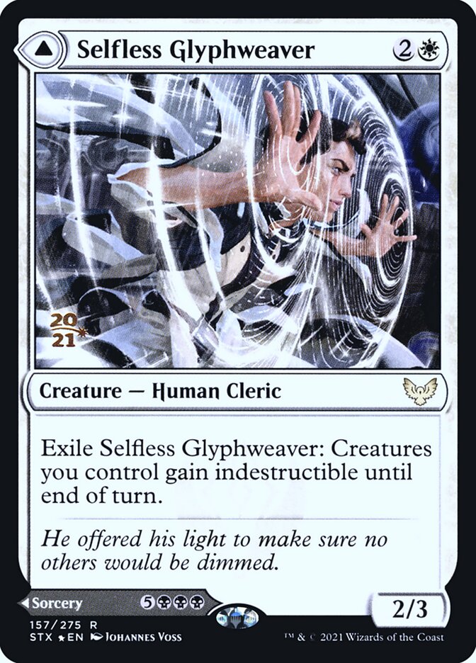 Selfless Glyphweaver card front