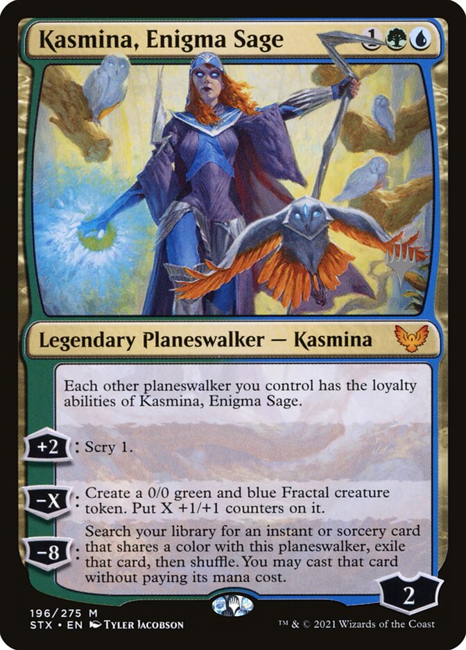 Kasmina, Enigma Sage card front