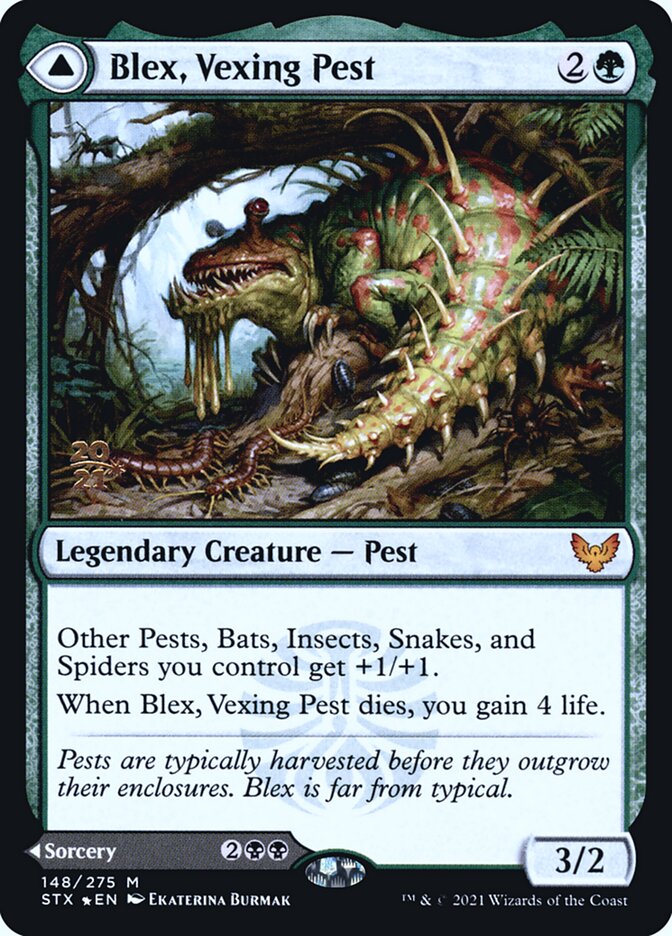 Blex, Vexing Pest card front