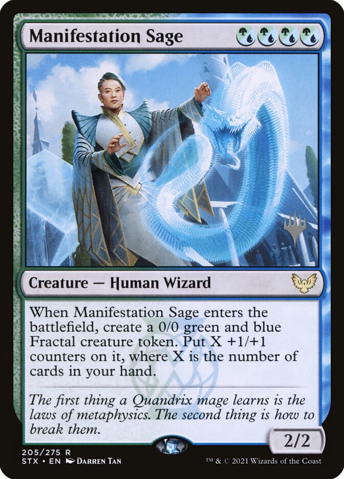 Manifestation Sage card front