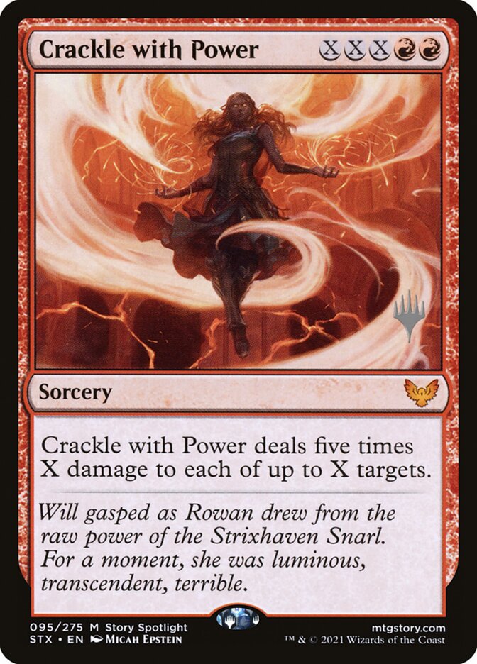 Crackle with Power card front