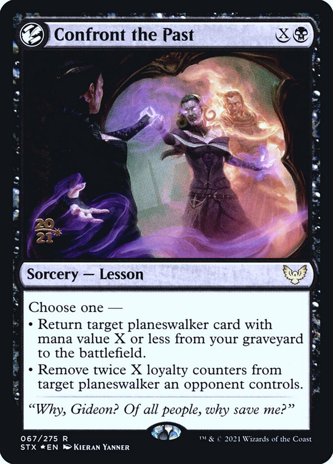 Confront the Past card front