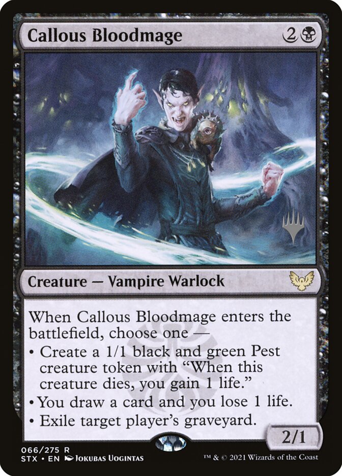 Callous Bloodmage card front