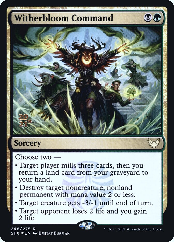 Witherbloom Command card front