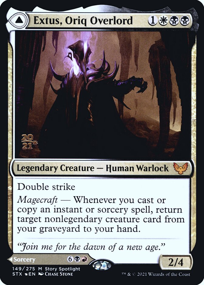 Extus, Oriq Overlord card front