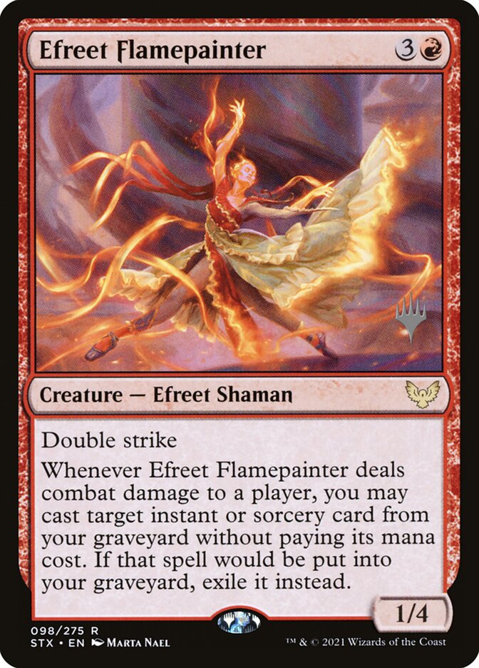 Efreet Flamepainter card front