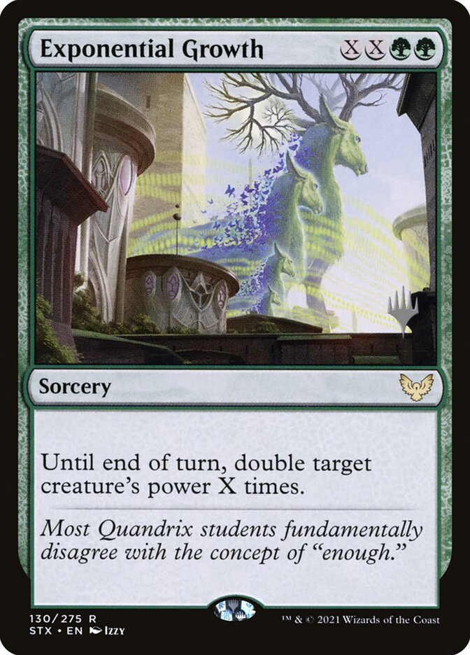 Exponential Growth card front