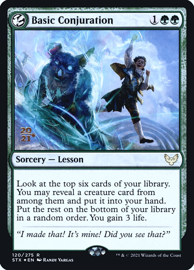 Basic Conjuration card front