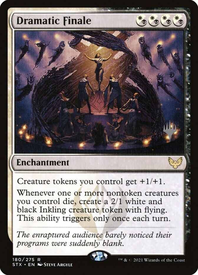 Dramatic Finale card front