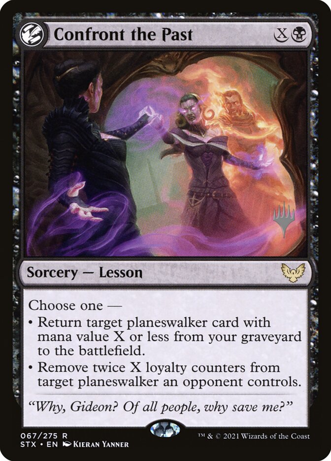 Confront the Past card front