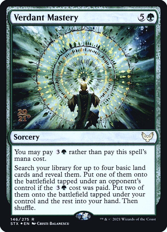 Verdant Mastery card front