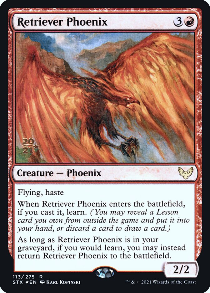 Retriever Phoenix card front