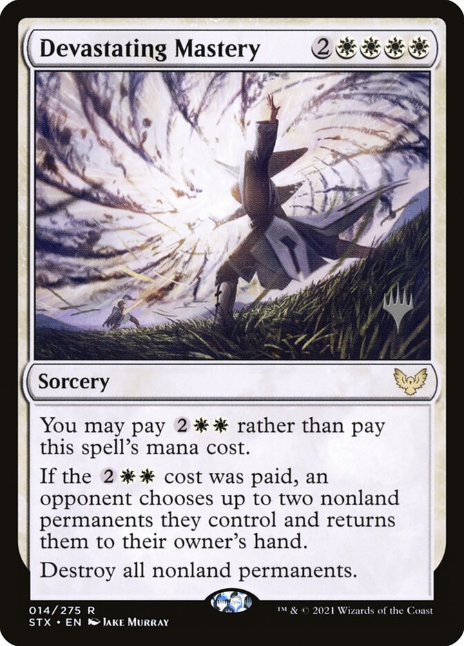 Devastating Mastery card front