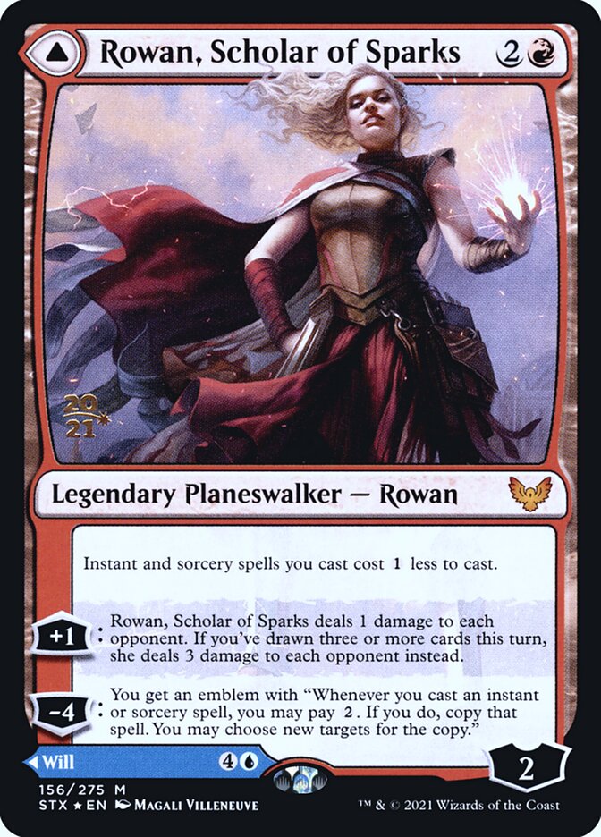 Rowan, Scholar of Sparks card front