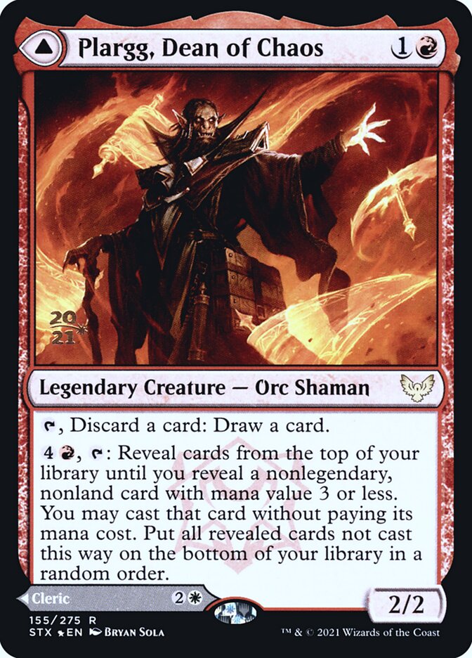 Plargg, Dean of Chaos card front