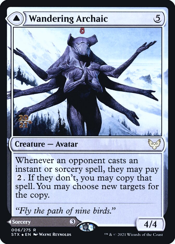 Wandering Archaic card front