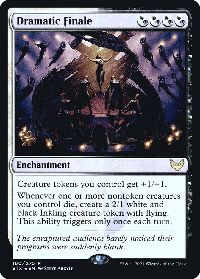 Dramatic Finale card front