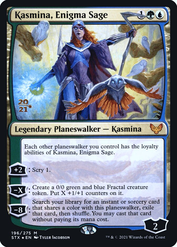 Kasmina, Enigma Sage card front