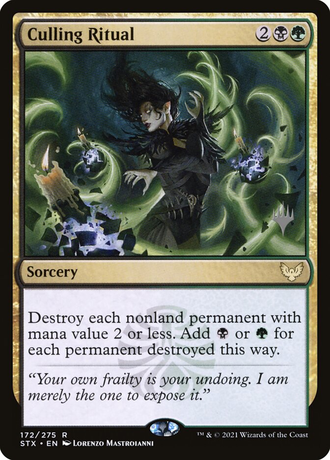 Culling Ritual card front