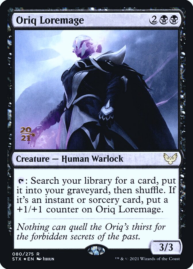 Oriq Loremage card front