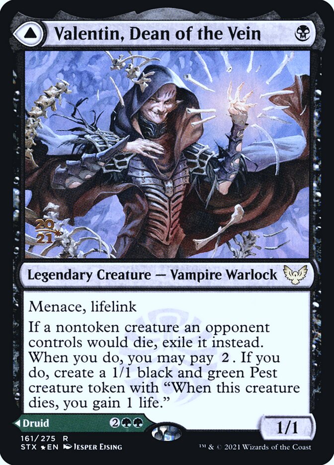 Valentin, Dean of the Vein card front