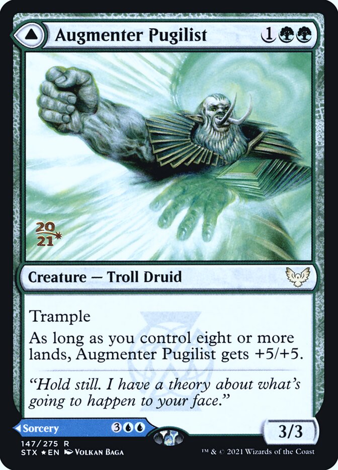 Augmenter Pugilist card front