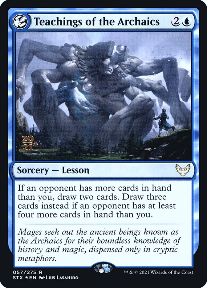 Teachings of the Archaics card front