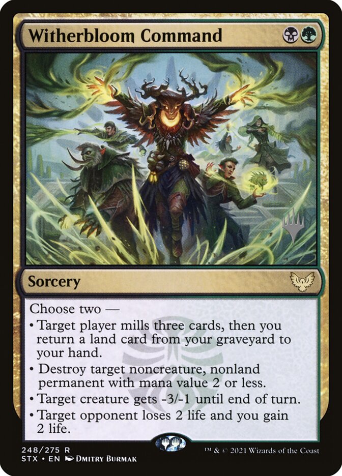 Witherbloom Command card front