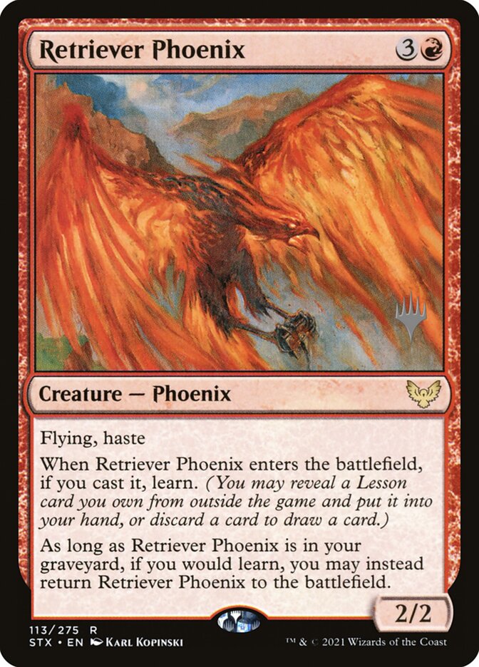 Retriever Phoenix card front