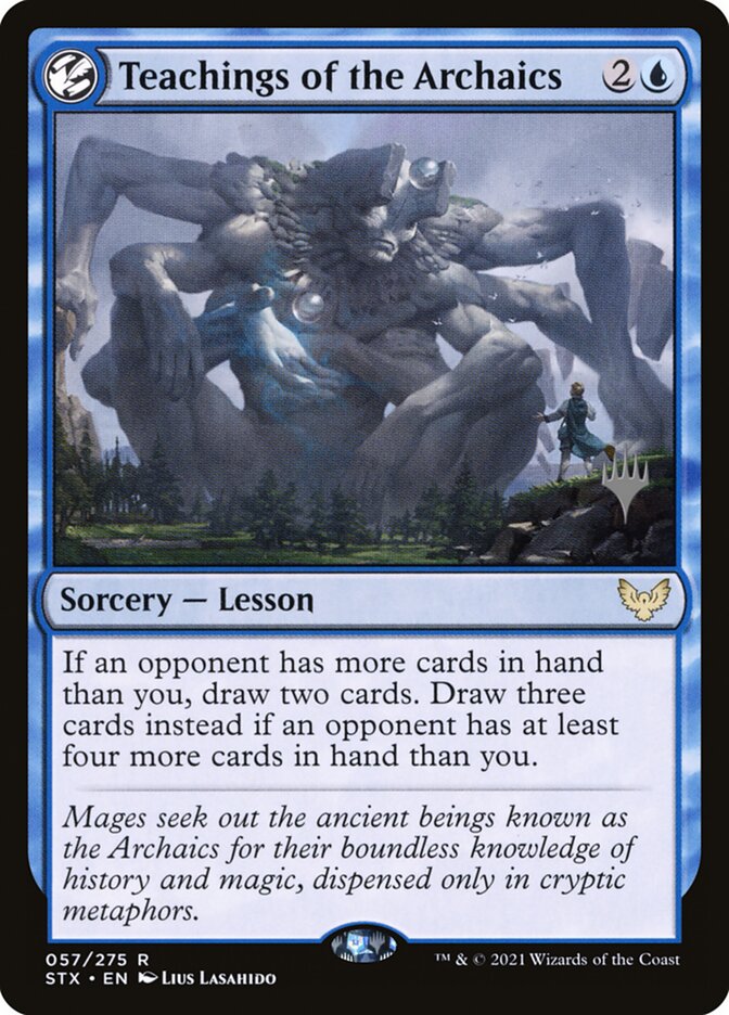 Teachings of the Archaics card front