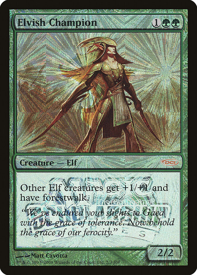 Elvish Champion card front