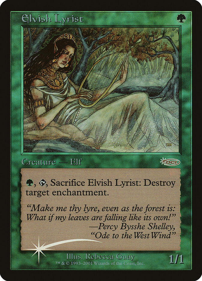 Elvish Lyrist card front