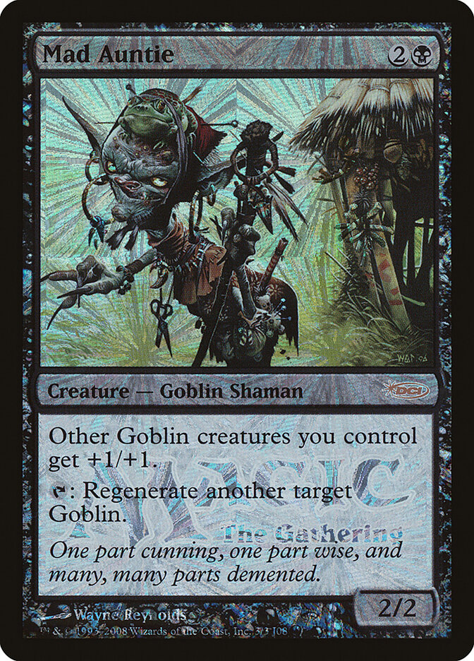 Mad Auntie card front