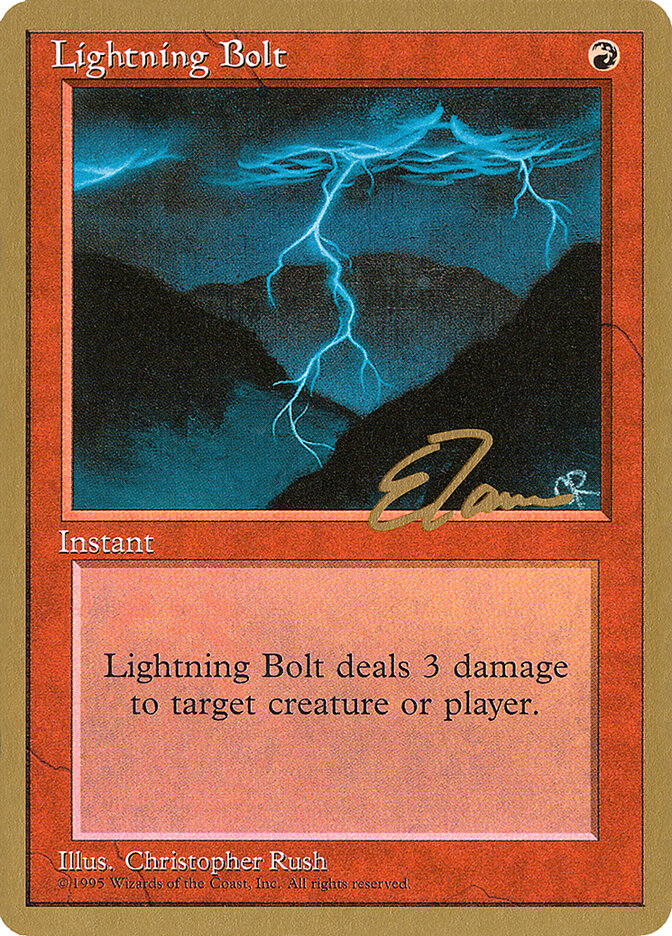 Lightning Bolt card front