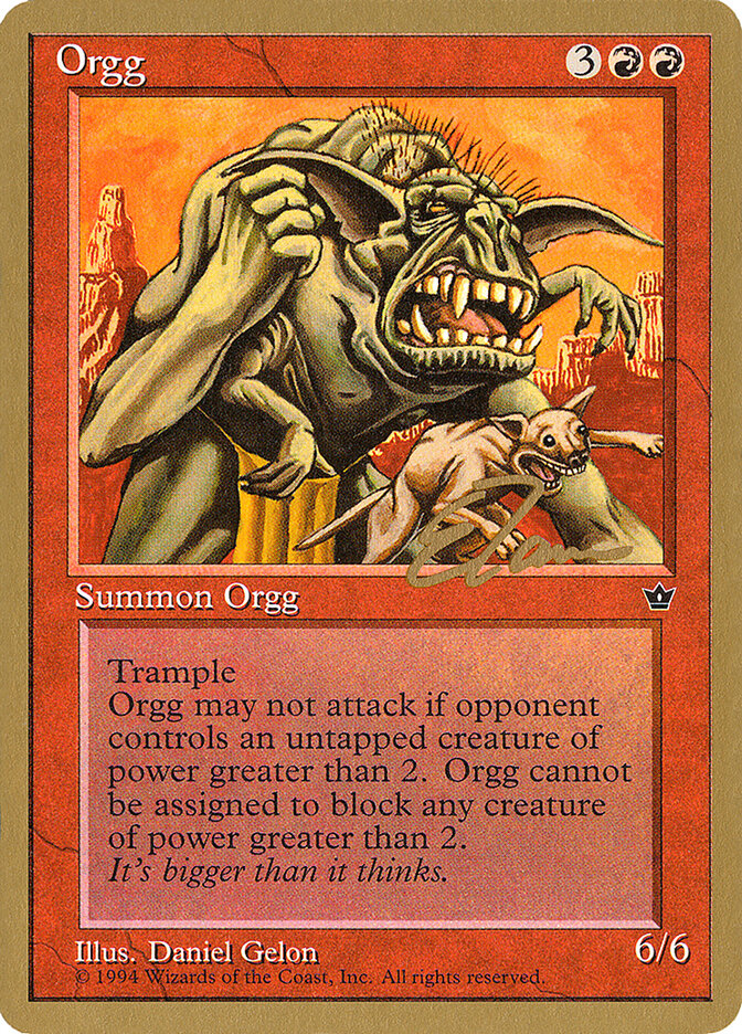 Orgg card front