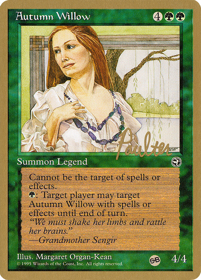 Autumn Willow card front