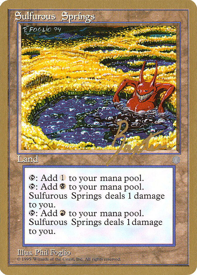 Sulfurous Springs card front
