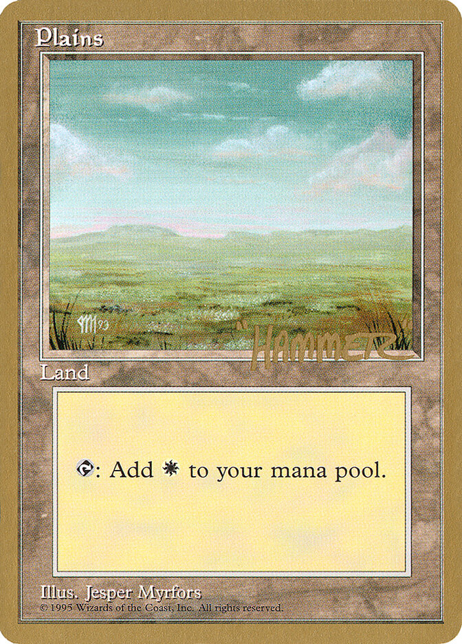 Plains card front