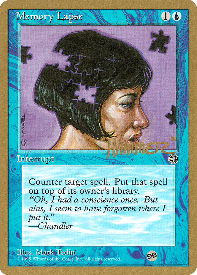 Memory Lapse card front